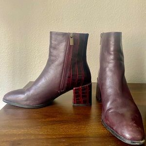 Size 8 ankle boots, 2 inch heel